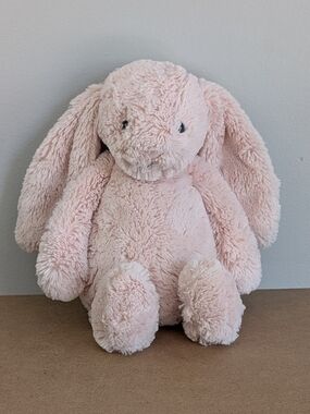 Jellycat Pale Pink Bashful Bunny Plush Toy, Rabbit Stuffed Animal (Retired)